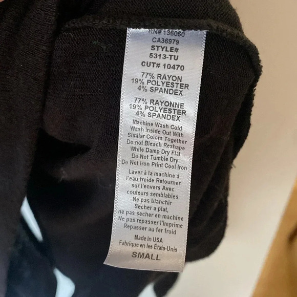 Project Social T Oversized Black Pullover Sweater Long Sleeve Button Down Back S - Picture 4 of 8